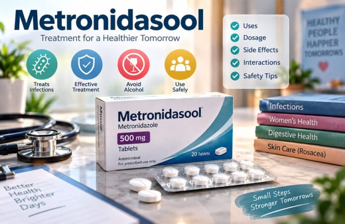 Metronidasool Complete Guide: Uses, Dosage, Interactions, and Safety