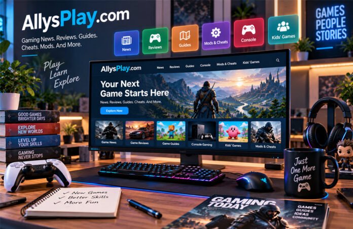 AllysPlay.com Review: Gaming Guides, Reviews, Cheats, Mods, and More