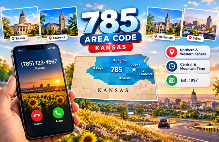 What Is the 785 Area Code? Kansas Cities, Time Zone, and History