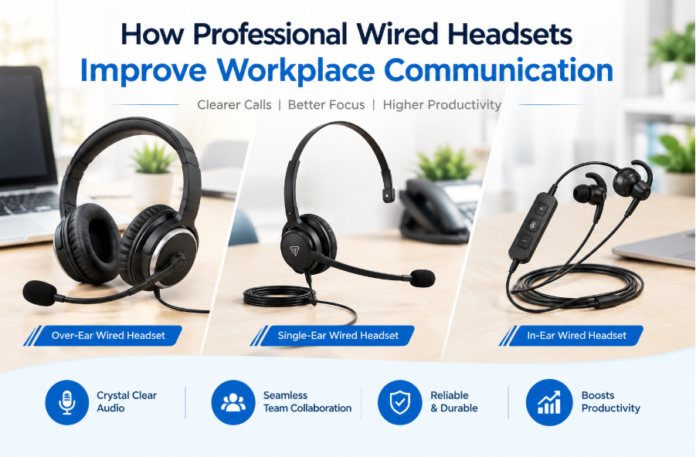How Professional Wired Headsets Improve Workplace Communication